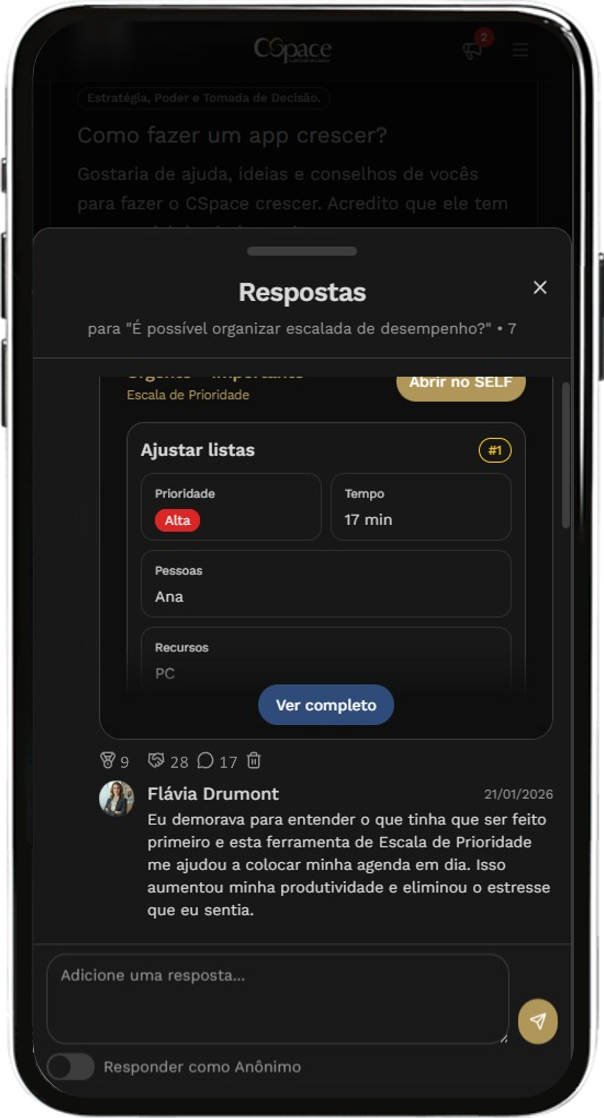 Council — Urgente × Importante